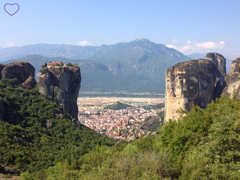 Penhascos em Meteora.