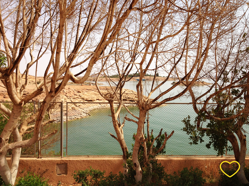 Foto do Lago Nasser.