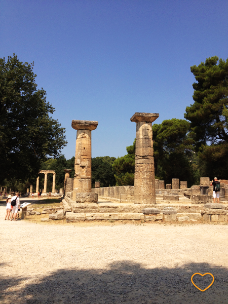 Ruínas do Templo de Hera.